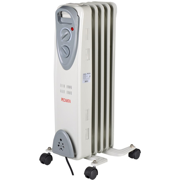 Масляный радиатор Ресанта ОМ-5Н (67/3/6)