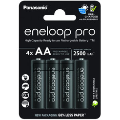 Аккумулятор Panasonic Eneloop Pro AA BK-3HCDE/4CP (4 шт)