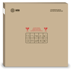 Доска стеклянная Cactus CS-GBD-120x150-WT