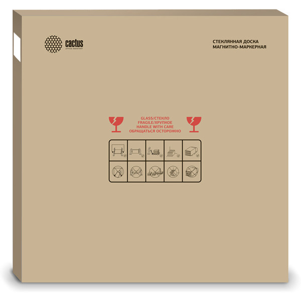 Доска стеклянная Cactus CS-GBD-120x150-WT