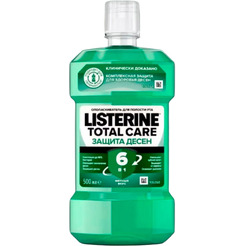 Ополаскиватель для полости рта Listerine Total Care Защита десен (500мл)