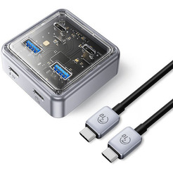 USB-хаб Orico XHJ2U2C-G2-10-GY-BP