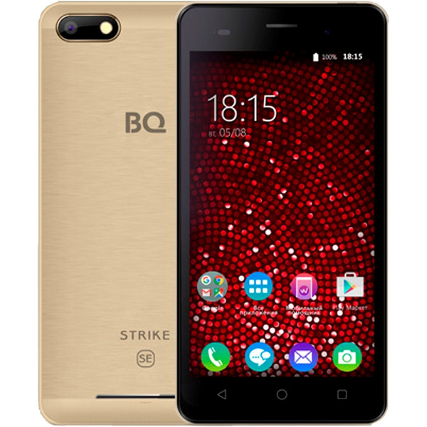 Смартфон BQ BQS-5020 Strike SE Золотой Матовый