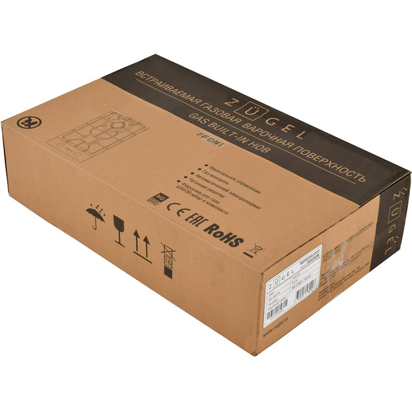 Варочная поверхность газовая ZUGEL ZGH292B