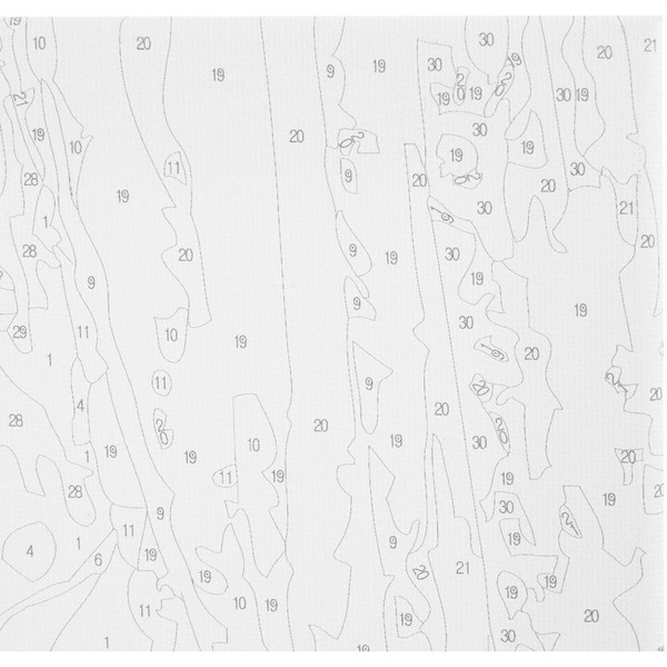 Картина по номерам ОСТРОВ СОКРОВИЩ «Букет с гладиолусами» 663275