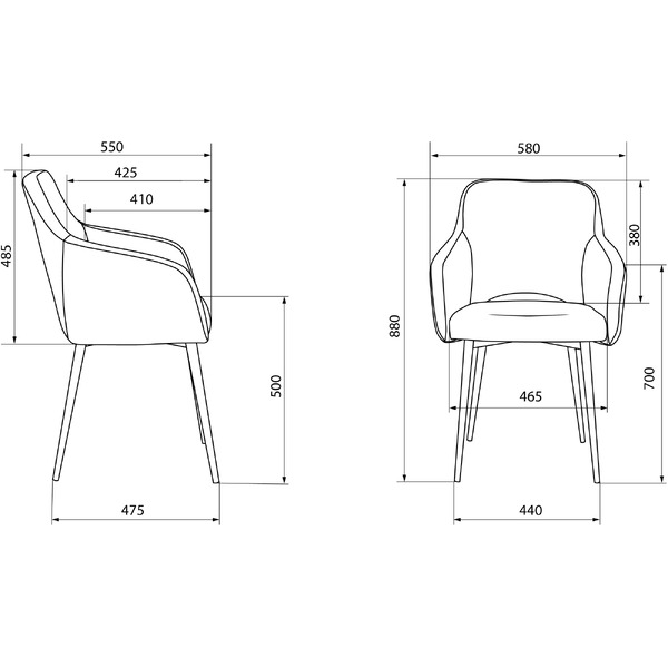 Кресло Бюрократ CH-380F/BLACK-PU