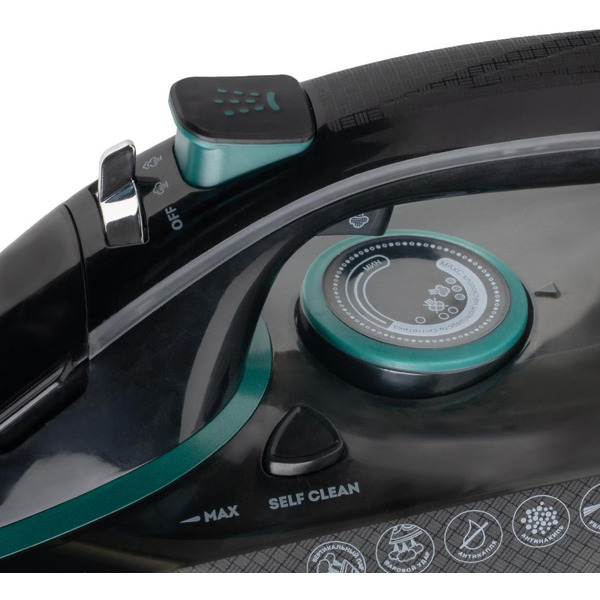 Утюг Galaxy LINE GL 6136 (черный с зеленым)