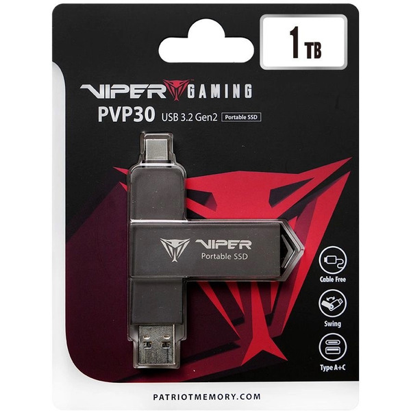 Внешний диск SSD Patriot Viper PVP30 1TB PVP301TB28UDG