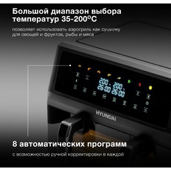 Аэрогриль Hyundai HYF-9089 (черный)