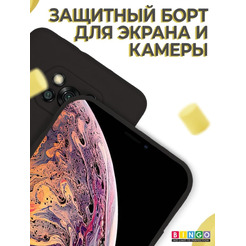 Бампер Bingo Liquid TPU для POCO X3/X3 Pro Черный