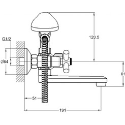 Смеситель G.Lauf QMT3-A722