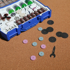 Набор насадок для гравера DEKO DH01 в кейсе (065-0746), 268 предметов