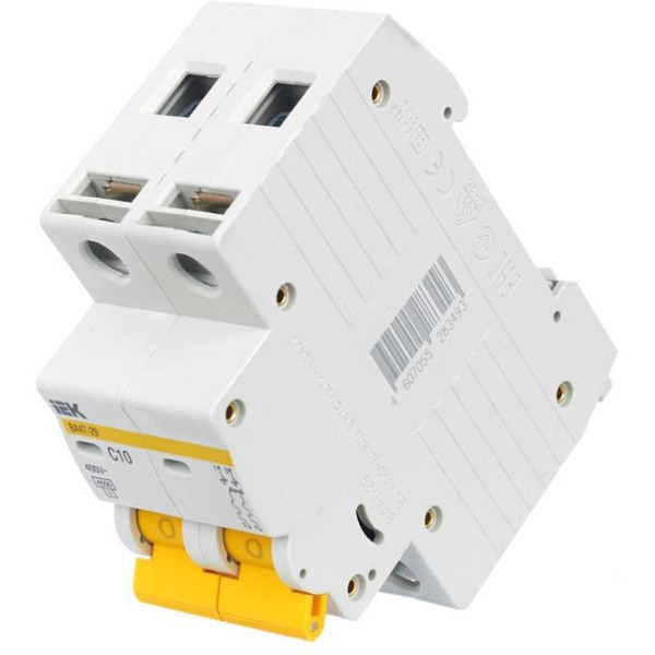 Выключатель автоматический IEK ВА47-29 16А 2Р 4.5кА С MVA20-2-016-C