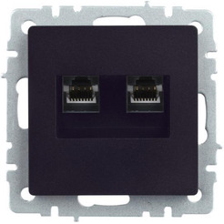 Розетка IEK Brite РК/Т12-БрЧ