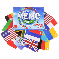Настольная игра Нескучные игры Мемо - Флаги