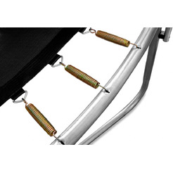 Батут Smile 8 ft STB-252 outside синий (с защитной сеткой и лестницей)