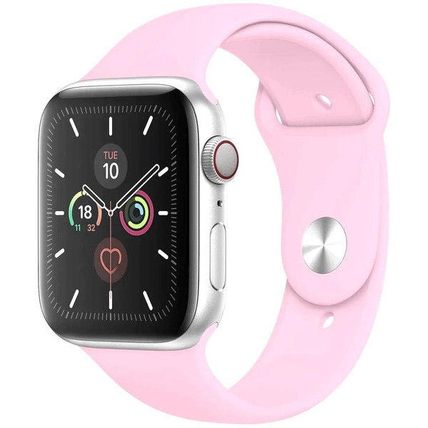 Ремешок Bingo Silicone для APPLE Watch 38/40/41mm (S) Розовый