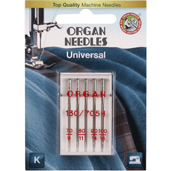 Иглы универсальные ORGAN NEEDLES 5/70- 100 Blister