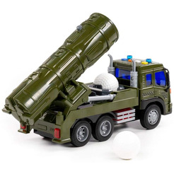 Автомобиль с зенитно-ракетной установкой инерционный Полесье Сити 95329