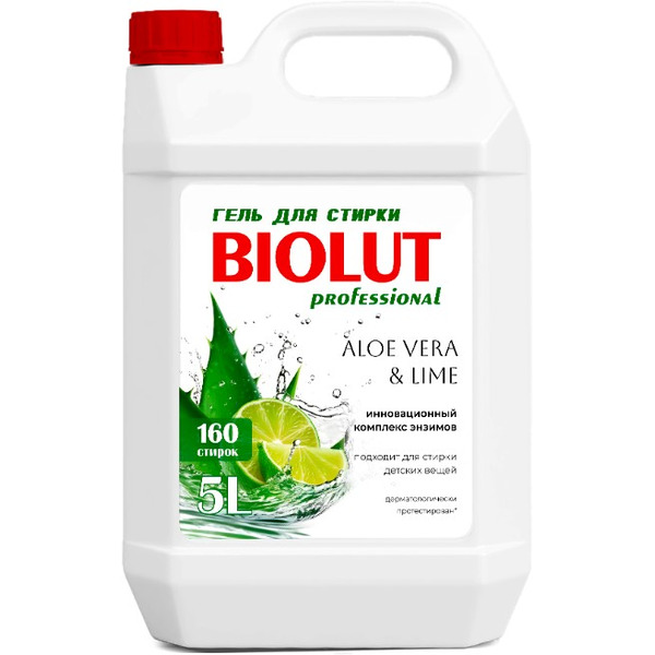 Гель для стирки Biolut Melta Aloe Vera & Lime Professional 5 л Biolut Melta