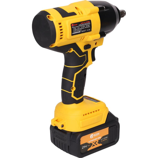 Гайковерт Edon AAW-21/600BL (с 2-мя АКБ, кейс, набор оснастки)