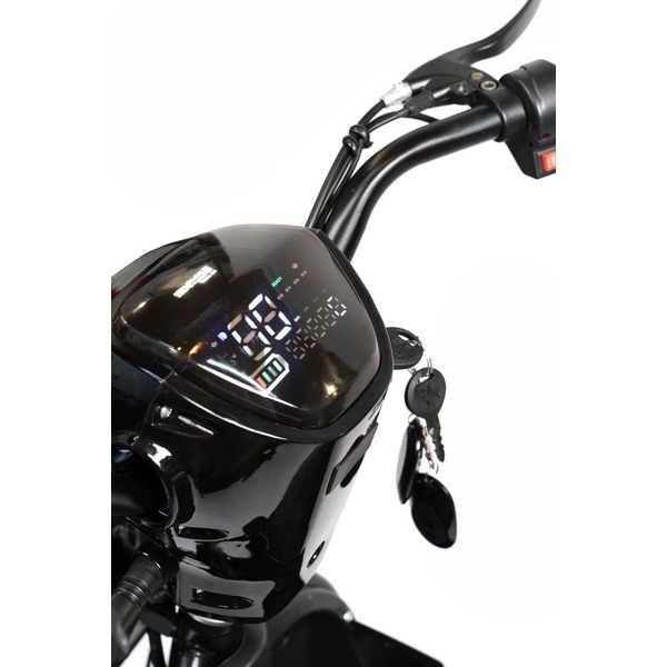 Электровелосипед NOVA EC-03 черный (без цепи)