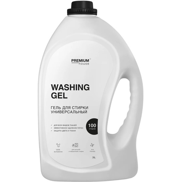 Гель для стирки PREMIUM HOUSE универсальный, 3 л