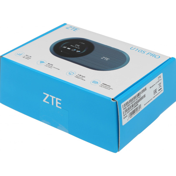 Мобильный 4G Wi-Fi роутер ZTE U10S Pro (темно-синий)
