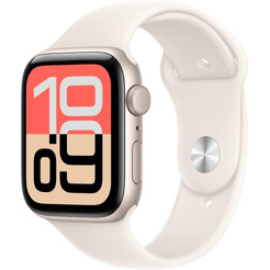 Смарт-часы Apple Watch SE 3 GPS 44mm Starlight Aluminium Case Starlight Sport Band MEHJ4X/A (размер ремешка M/L)