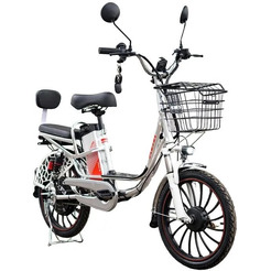 Электровелосипед AVM E-ALFA 20 Pro (серебристый)