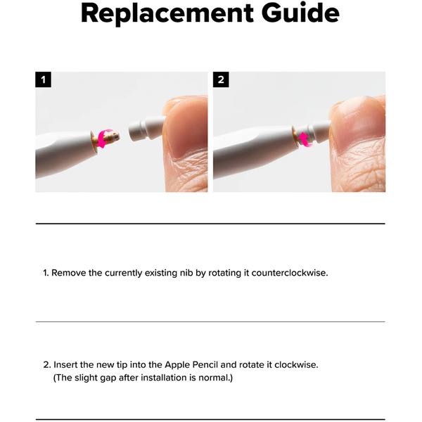 Сменные наконечники Ringke HB Tips для Apple Pencil (3шт)