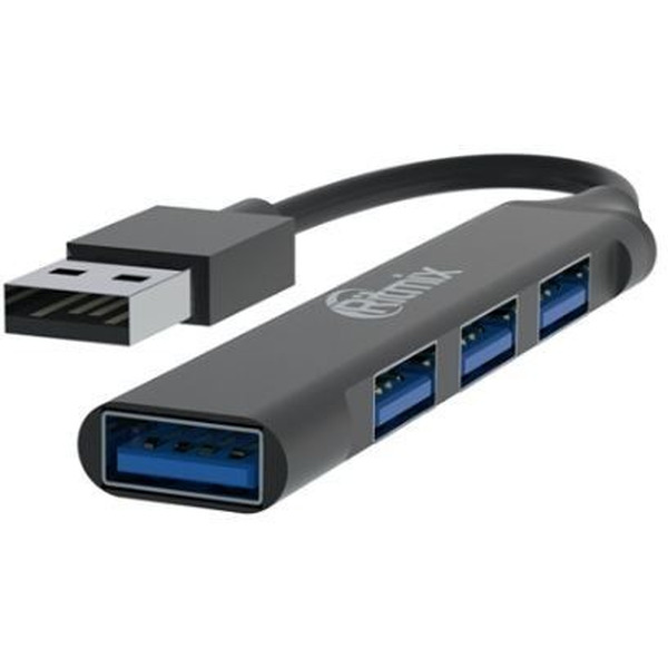 USB-хаб Ritmix CR-4400 Metal