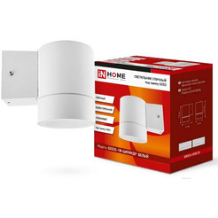 Уличный настенный светильник In Home Цилиндр-1А-GX53 1WT (белый)