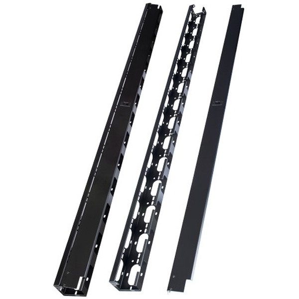 Кабельный органайзер для телекоммуникационных шкафов Lande LN-KDG-ORG-42EU-BL 42U