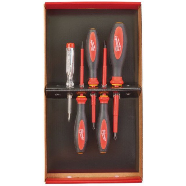 Набор отверток изолированных MILWAUKEE SL/PZ 4932464066