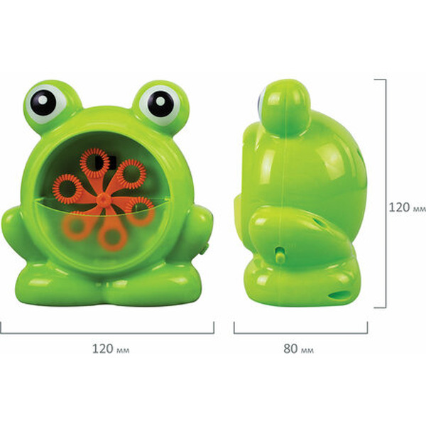 Машинка для пускания мыльных пузырей Юнландия Лягушонок 664481