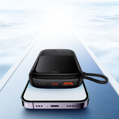 Внешний аккумулятор Baseus PPQD060101 Qpow Pro 10000mAh 22.5W Black (PPQD2-10C)