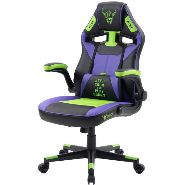 Игровое кресло FLOKY Asgard Purple-Green