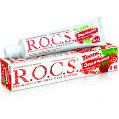Зубная паста R.O.C.S. Teens Аромат знойного лета. Земляника (74г)