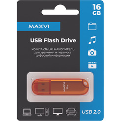 USB флеш-накопитель Maxvi P1 16GB (оранжевый)