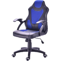 Кресло Mio Tesoro Пабло X-2756 (черный/синий)