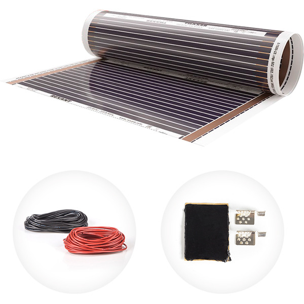 Пленочный теплый пол Rexant Ultra RXM 220 11м², 0,5х22м, 2420Вт 51-0514-4