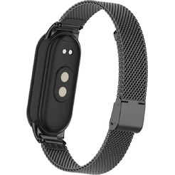 Ремешок Bingo Stainless Grid для XIAOMI Mi Band 8 (черный)