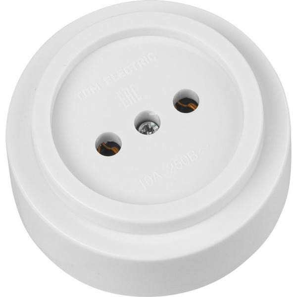 Розетка TDM Electric Ретро SQ1806-0525 (белый)