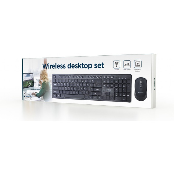 Комплект клавиатура + мышь Gembird KBS-WCH-04-RU