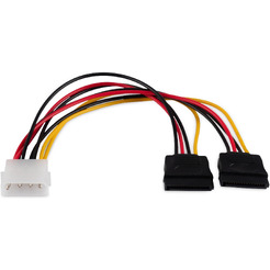 Кабель BURO BU-MOLEX-2XSATA