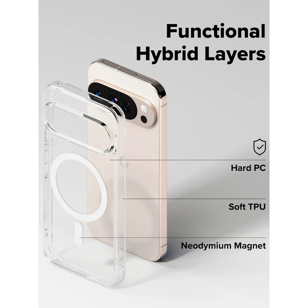 Чехол Ringke FUSION MAGNETIC для Pixel 10 / 10 Pro CLEAR