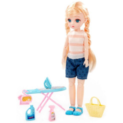 Кукла Полесье Даша дома + аксессуары (7 элементов) (в коробке №2) 2987