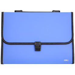Папка-портфель Deli 5559 (синий)
