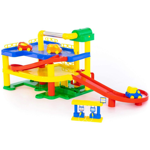 Гараж Полесье №1 с автомобилями 37824  (в коробке)